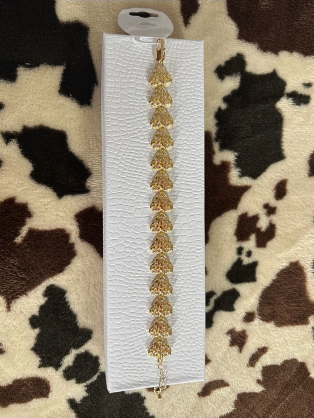 Gold-plated Heart nugget design Bracelet - Women Accessories